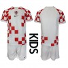 Kroatia Hjemmedraktsett Barn VM 2022 Kortermet (+ korte bukser)